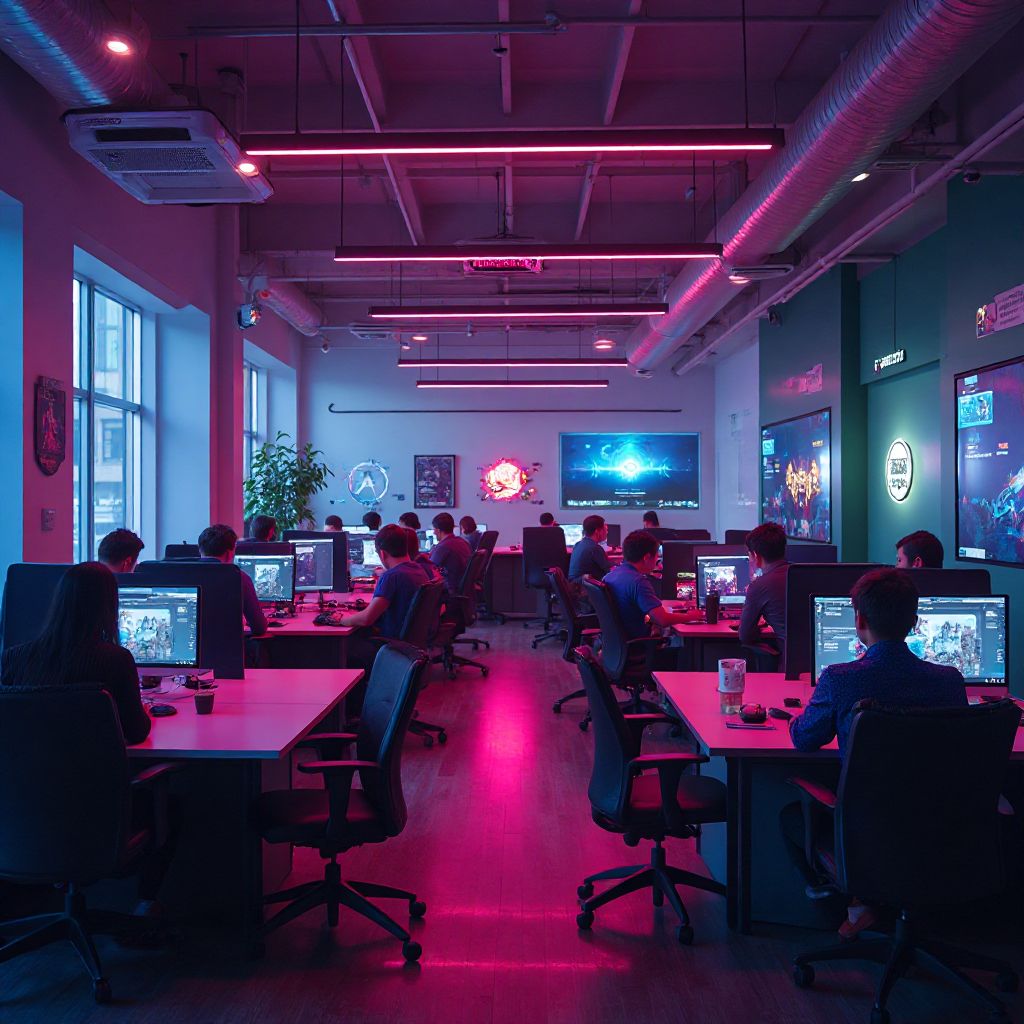 CasualPlayHub office workspace