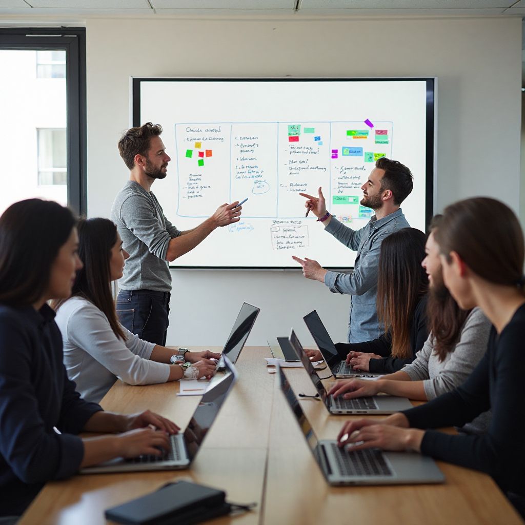 Team collaboration meeting