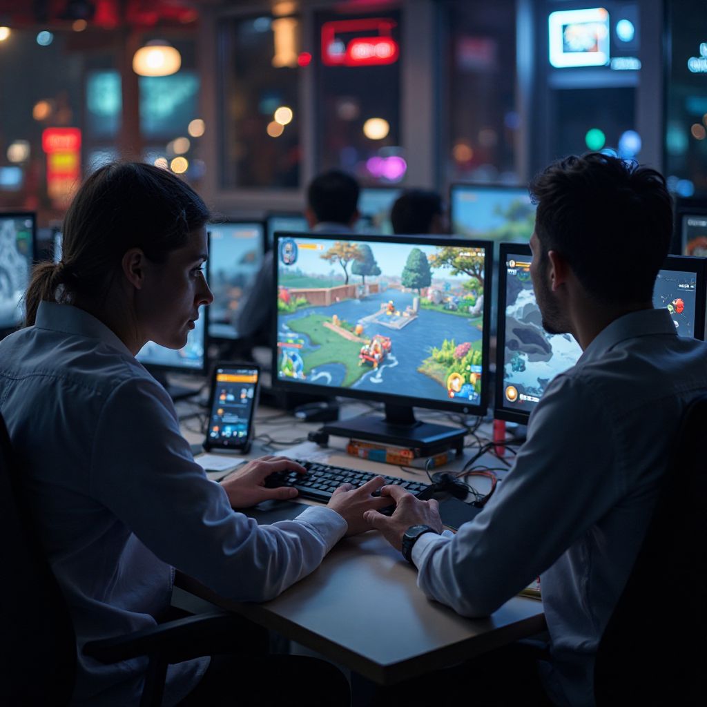 Game testing session